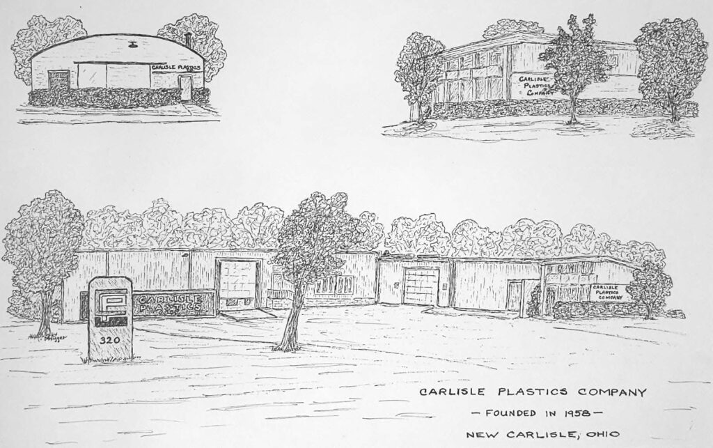 Carlisle Plastics Company Evolution Sketch Portrait